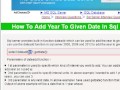 How to add year to given date in sql server