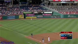 Matt Kemp Grand Slam HR - #Braves 8 - #Nationals 2 - 13/09/2017