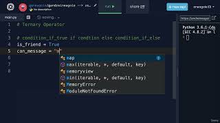 Ternary Operator #python #programming #ternaryoperator #coding #learnpython