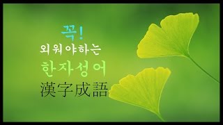 꼭! 외워야하는 한자성어(331 구문)