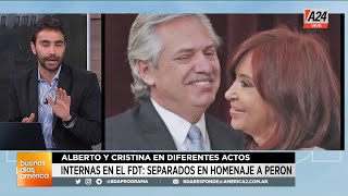 ✌ Homenaje a Perón: Alberto Fernández y Cristina Kirchner en diferentes actos ✌