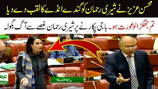 PTI Mohsin Aziz Come vs  PPP Sherry Rehman | Fight in Senate of Pakistan  | 29 Dec 2021
