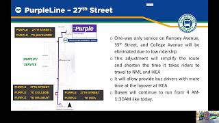 Fall 2022 Service Changes - PurpleLine Explanation