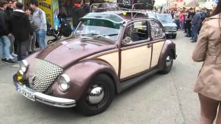 Oldtimer Korso über den Volksfestplatz am Frühlingsfest Nürnberg 2016