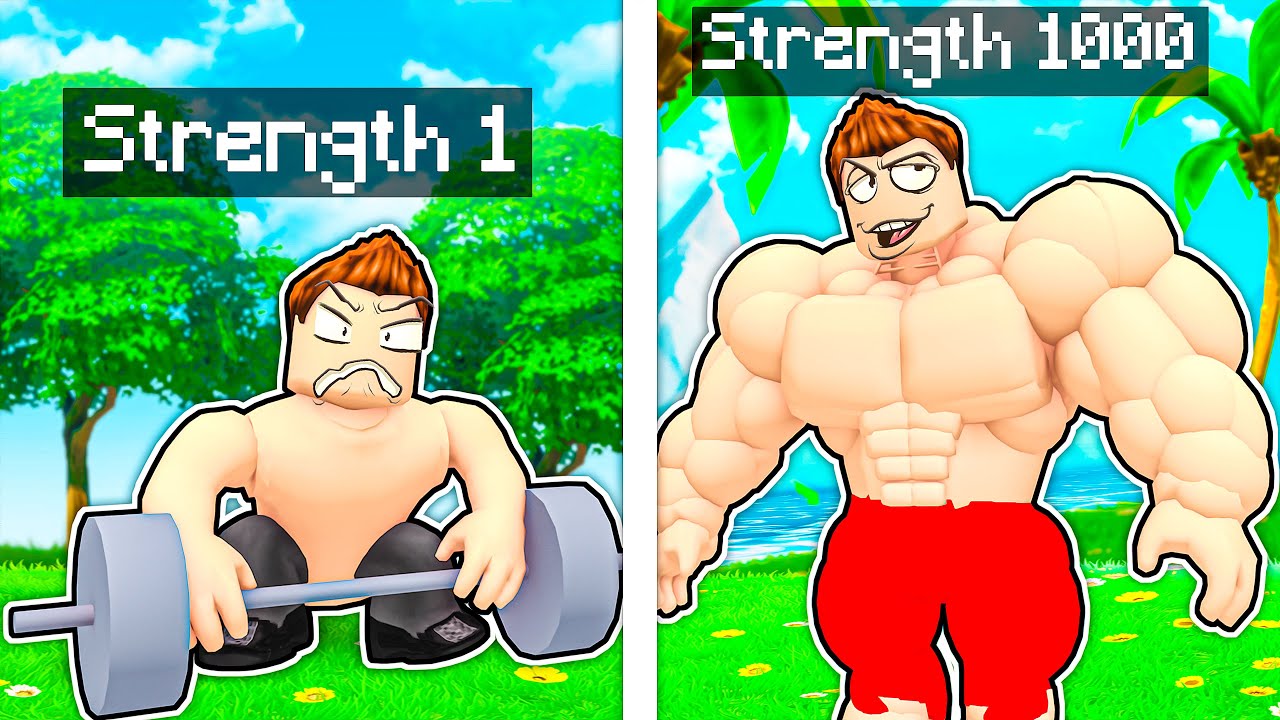 OD CHUDZIELCA DO MIĘŚNIAKA W ROBLOX! (Weight Lifting Simulator) - YouTube