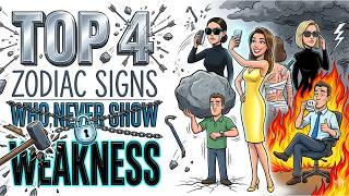 Top 4 Zodiac Signs Who Never Show Weakness