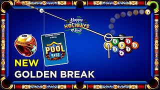 8 Ball Pool - New GOLDEN BREAK + Happy Holidays 9 Ball + FLASH BACK BLING SEASON LEVEL MAX (Part1)
