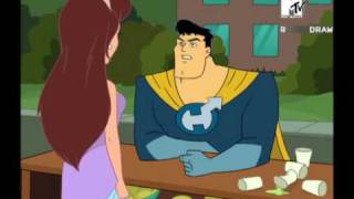 Drawn Together Captian Hero betrinkt sich mit Zitronenlimo