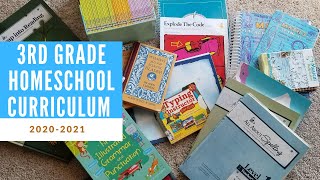 3rd Grade Homeschool Curriculum 2020-2021