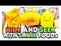 Roblox SECRET STAYCATION HIDE & SEEK WITH SMALL FOODS! 🍓