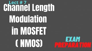 channel length modulation in mosfet explained