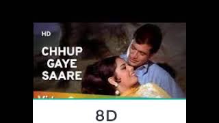 Chhup Gaye Saare Nazaare 8D | Lata Rafi Karaoke Song | Do Raaste | Rajesh Khanna | Mumtaz