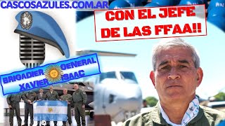 ENTREVISTA AL JEFE DE LAS FFAA ARGENTINAS BRIG GRAL XAVIER ISAAC EL DÍA DE LAS NNUU 24 10 2024