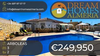 ###SOLD### Immaculate 3 bed 2 bath villa with garage Arboleas