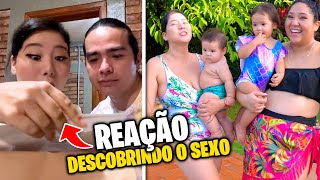 REAÇÃO DA MARU E BOMBA DESCOBRINDO O SEXO DO FILHO DA JERU E CHERU!