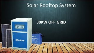 Solar rooftop system | 30kW Off-Grid