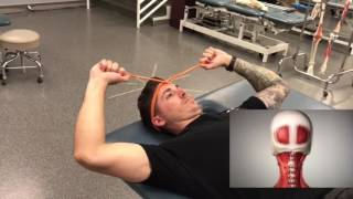 Anti-rotation Exercise for the Deep Cervical Spine Musculature