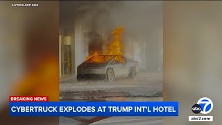 Update on Cybertruck explosion outside Trump Las Vegas hotel