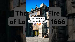 The Great Fire of London in 1666 🔥🔥🔥 #GreatFireOfLondon #LondonHistory #DidYouKnow #HistoryShorts