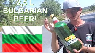 👍 The 🇧🇬 Bulgarian 2,5 litres of 🍺 beer that costs 1,50 euros