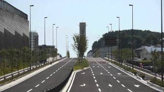 開通前の都市計画道路 北四番丁大衡線・荒巻本沢工区