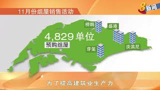 建屋局在11月份销售活动中 共推出超过8000个组屋单位供买家申购