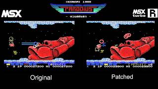 [MSX] Parodius : Enhancement Patch (Smooth Scroll) / MSX turboR