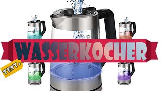 Glas Wasserkocher 1,7 Liter Test Review Bewertung Edelstahl mit Temperaturwahl LED Beleuchtung