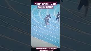 Noah LYLES 19.83 wins || Men's 200M World Athletics Continental Tour Gold, New York 2023