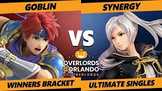 Overlords SSBU - APE | Goblin (Roy) Vs. GoTE | Synergy (Robin) Smash Ultimate Tournament W. Bracket