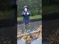 S#007-2 Unclogging a storm drain with my son after heavy rain in Germany