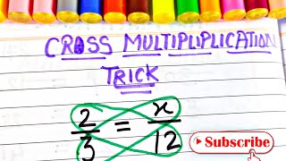 Cross Multiplication /Math 2021 #mathtrick#shorts