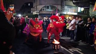 107中和閭山宮感天大帝三年圓科南巡謁祖參香回駕遶境【臺北麒勝舘-醒獅團】