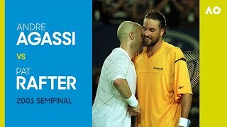 Andre Agassi v Pat Rafter - Australian Open 2001 Semifinal | AO Classics