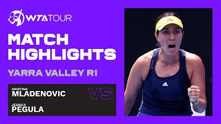 K. Mladenovic vs. J. Pegula | 2021 Yarra Valley Classic First Round | WTA Highlights