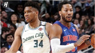 Milwaukee Bucks vs Detroit Pistons - Full Game Highlights | February 20, 2020 | 2019-20 NBA Season