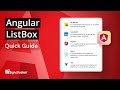 Angular ListBox: The Ultimate Feature Walkthrough