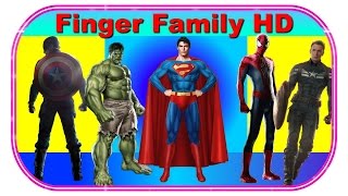 Super Men Finger Family  ☜♥☞  Super Heroes Nursery Rhymes for Children