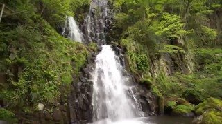 日本の滝百選　鳥取県　雨滝、筥滝（はこだき）、布引滝