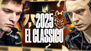 EL CLASSICO IS BACK IN 2025 - G2 VS FNC LEC WINTER