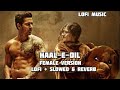 HAAL-E-DIL Female Version | Haal-E-Dil Lofi + Slowed & Reverb | Sanam Teri Kasam