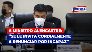 🔴🔵Óscar Zea a ministro Alencastre: \