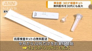 東京都がコロナ検査キットの無料配布を30代にも拡大(2022年8月9日)