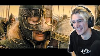 xQc reacts to Rohirrim Charge (with chat)