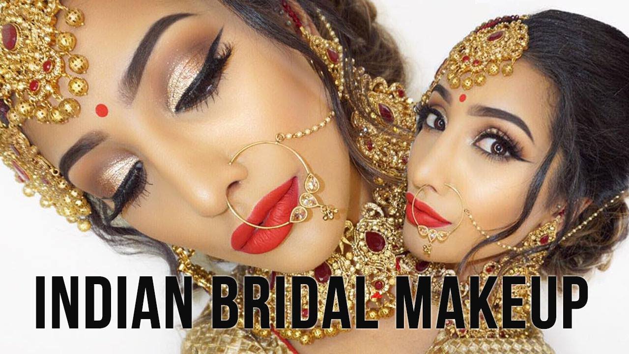 Glam Traditional Indian Bridal Makeup Youtube
