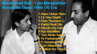 Mohammad Rafi & Lata Mangeshkar Most Romantic Duets 1960 70 Era