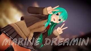 【MMD艦これ】『Marine Dreamin'』【最上型3番艦航空巡洋艦 鈴谷改二(艦これ)】鈴谷だよ！にぎやかな艦隊だね！よろしくね！Marine Dreamin'いっくよー！