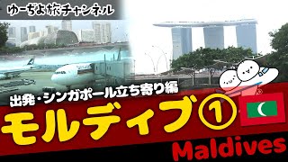 ✈モルディブ①／出発、シンガポール立寄り編🌏ゆっくり実況海外旅行【Singapore】