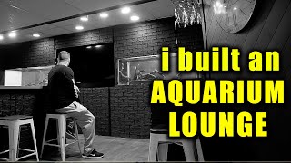 I turned my basement WALL into an AQUARIUM and here’s how I did it!