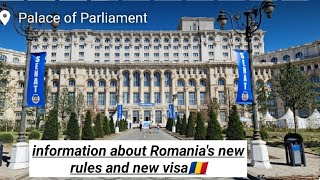 Information about Romania's new rules and new visa 🇷🇴